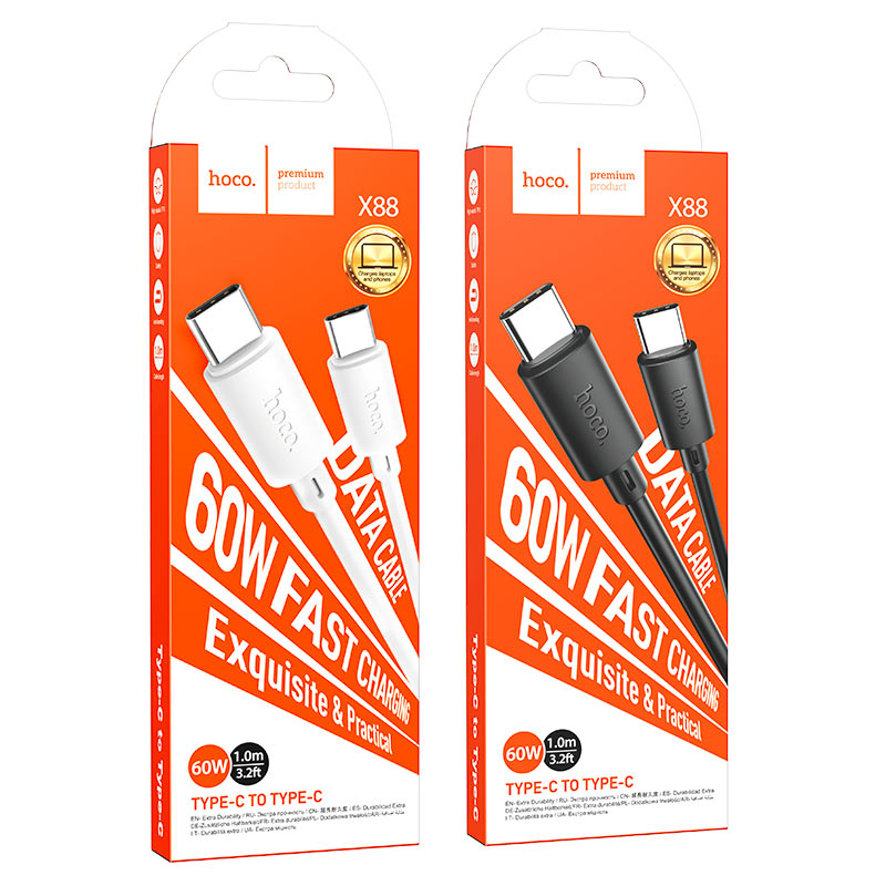 HOCO Cable Type-C to Type-C X89