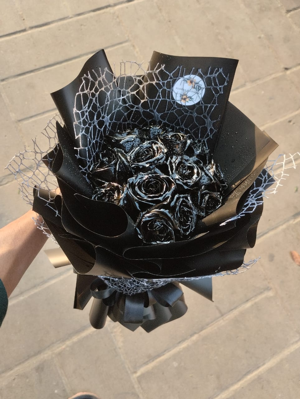 Black Rose Bouquet