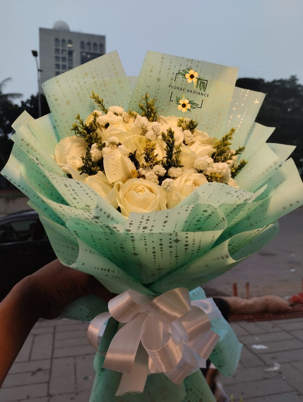 White Rose Bouquet