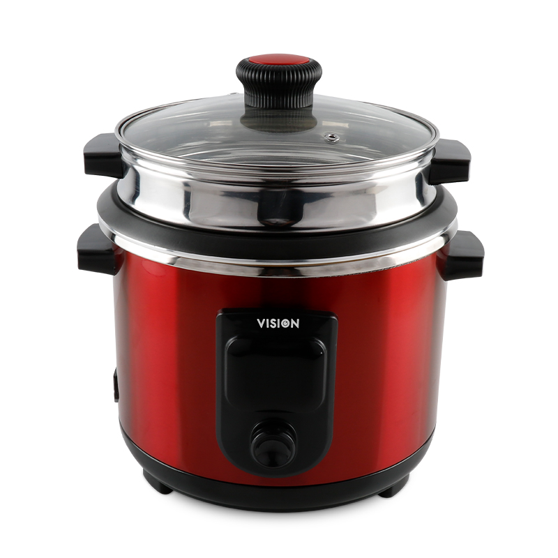 Vision RC- 1.8 L Premium SS Red (Double Pot)
