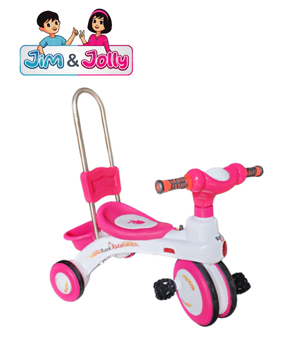 Rock Rider With Support Handle - Pink