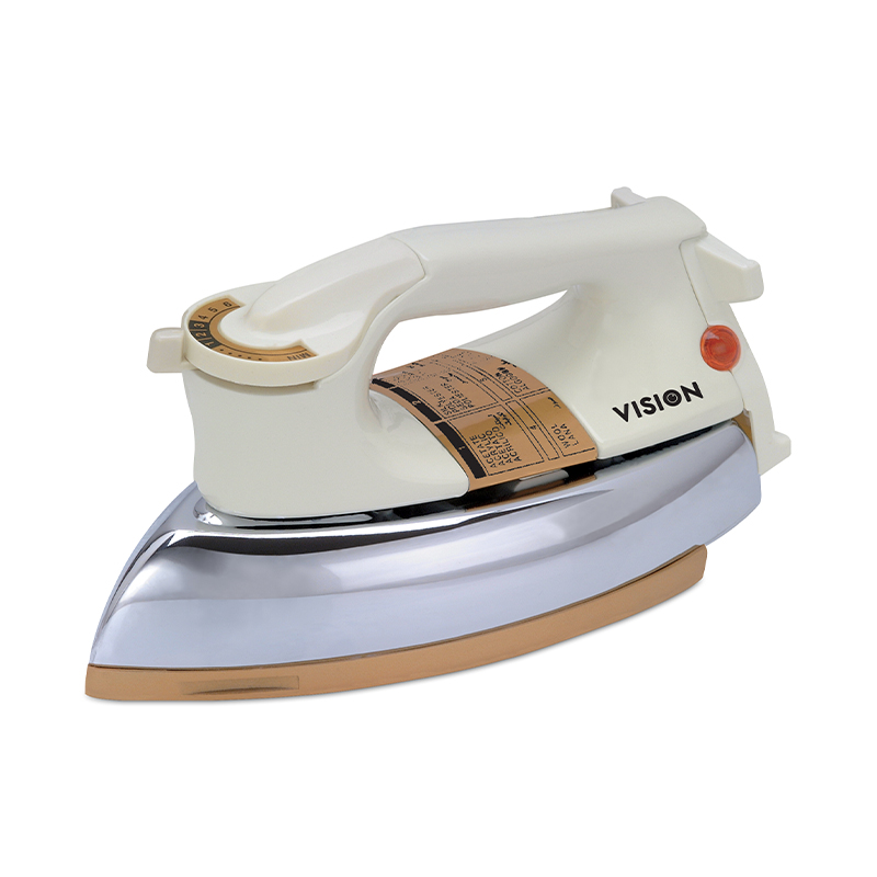 VISION Heavy Electric Iron 1000W with High Quality Body Material and Shock and Burn Proof  VIS-DEI-013
