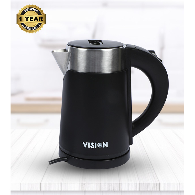 VISION Electric Kettle 1 Liter VIS-EK-013 (ROYAL) Black